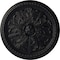 Ekena Millwork Swindon Ceiling Medallion (Fits Canopies up to 2 7/8"), Hand-Painted Steel Gray, 16 7/8"OD x 1 1/2"P CM16SWSGS - alternate 1